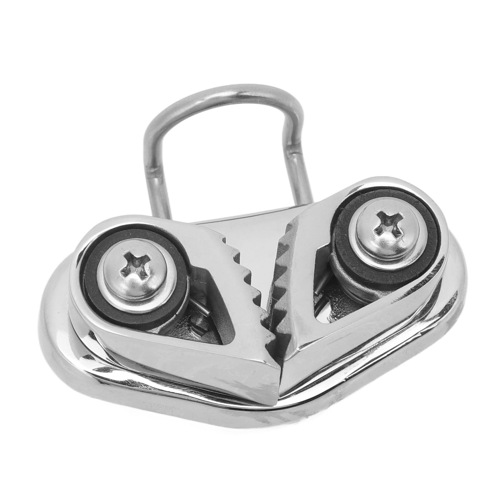 Stainless Steel Marine Cam Cleat - Heavy Duty Fairlead Leading Ring & Anchor Rope Cleats for 3-12mm Ropes - Durable Sailing Cleat for Boat Deck Rope Management - Perfect for Sailboats, Yachts & Marine Applications