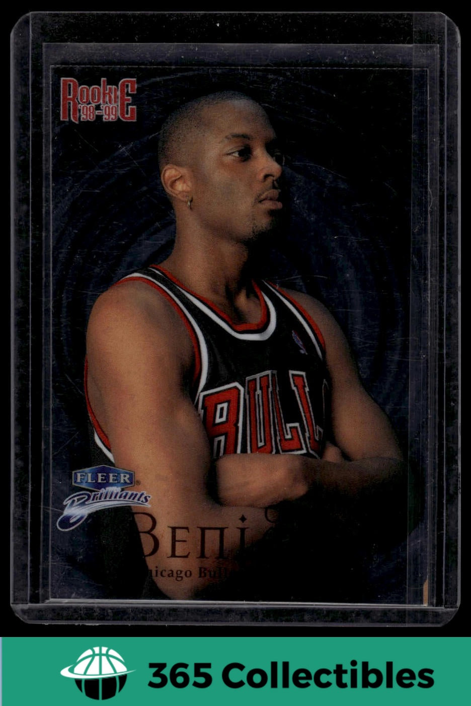 1998-99 Fleer Brilliants Corey Benjamin #123 Basketball Card - Chicago Bulls Rookie - Collectible NBA Memorabilia for Fans and Investors