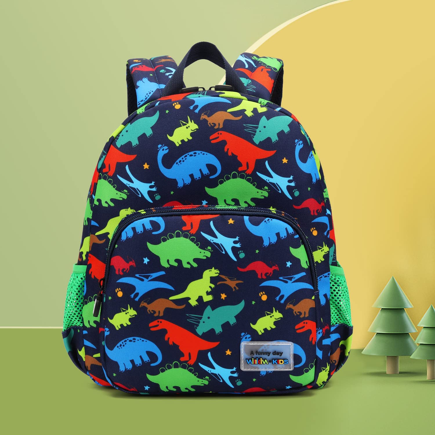 Dinosaur Backpack for Kids - 3D Mechanical Dinosaur Toddler Backpack with Safety Leash, Waterproof Preschool Backpack for Boys & Girls - Perfect for School, Travel, and Outdoor Adventures