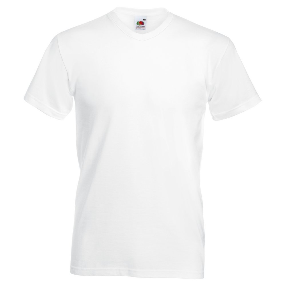 Fruit of the Loom Valueweight V-Neck T-Shirt for Men - Soft Cotton Crewneck Tee for Casual Wear, Gym & Everyday Comfort