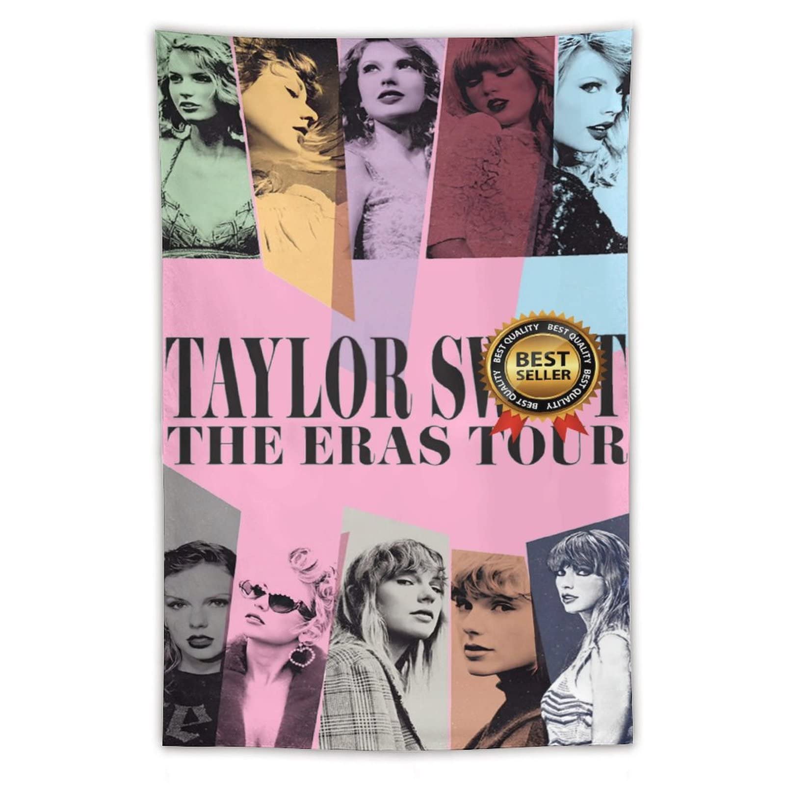 Zelbuck Taylor Tapestry Flag - 40x60 Inch Aesthetic Wall Hanging Decor for Bedroom & Living Room - Perfect for Birthday Decorations, Fan Gifts & Home Decor - Great for Music Lovers' Rooms, Dorm Decor & Party Backdrops