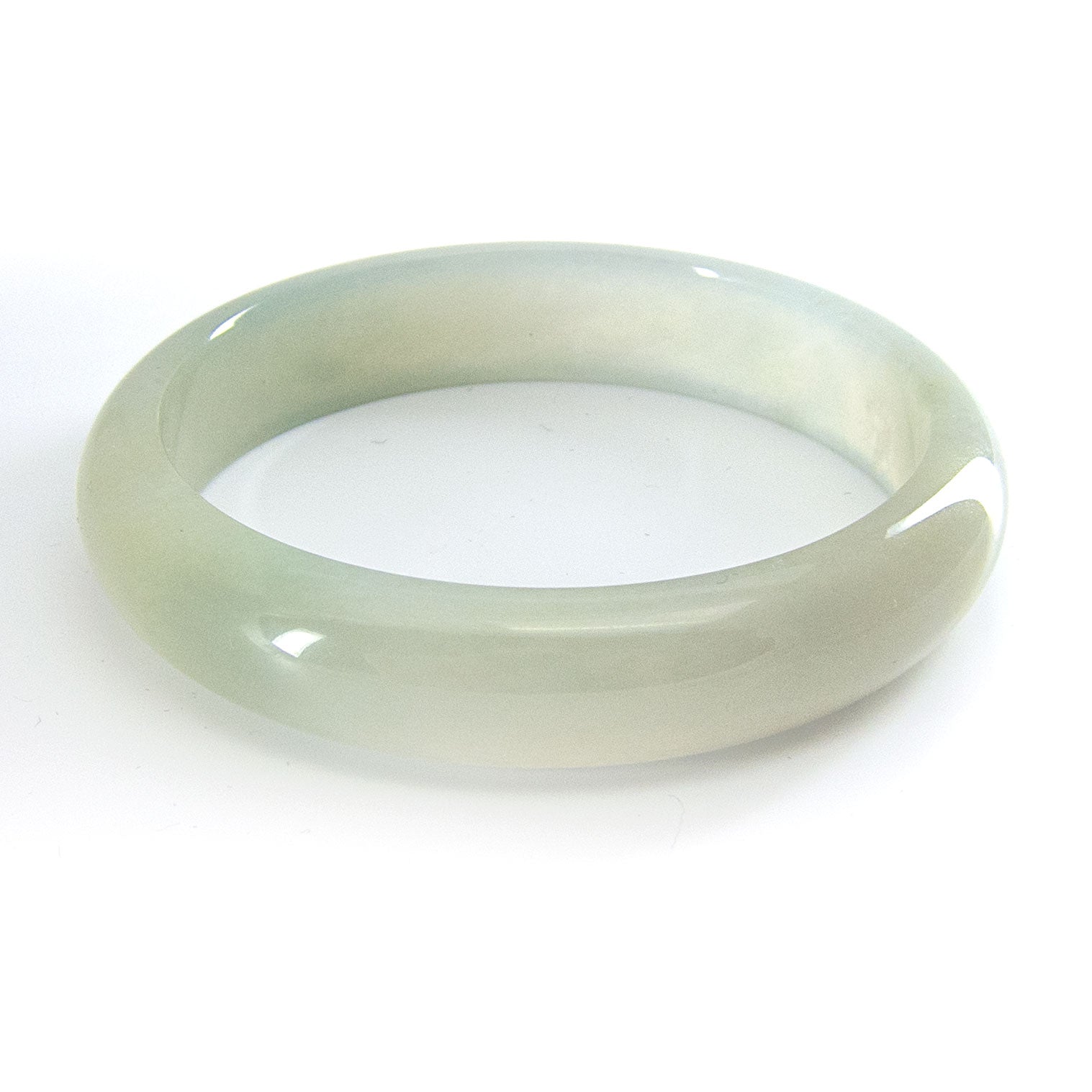 Authentic Jade Bangle Bracelet - Handcrafted Natural Jade Stone Jewelry for Women | Perfect for Meditation, Healing & Fashion Accessories