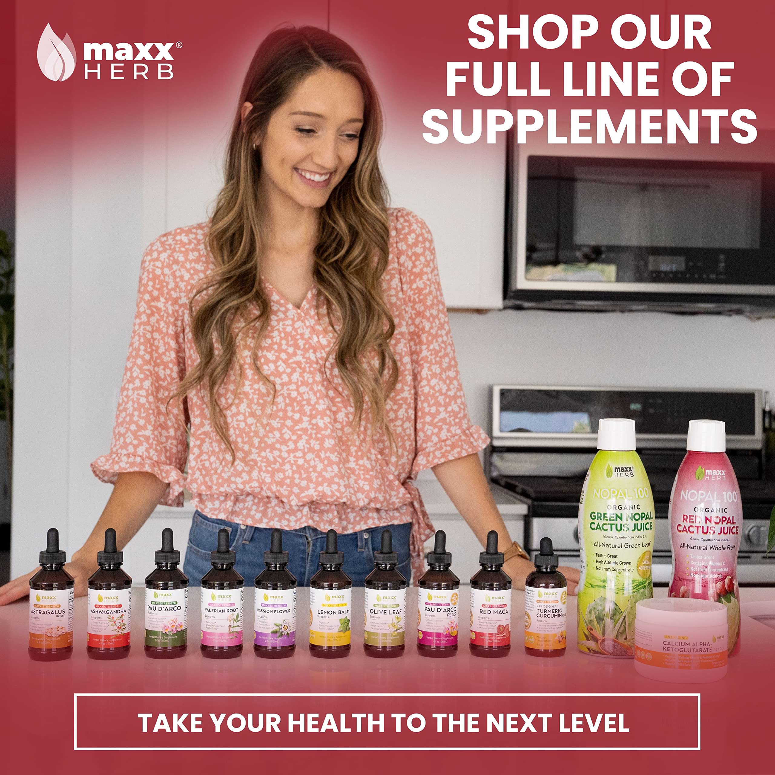 Maxx Herb Red Maca Root Extract - Max Strength Liquid Drops for Energy, Memory & Focus - Alcohol-Free Supplement - Better Absorption Than Powder or Capsules - 4 Bottles (4oz Each, 240 Servings) - Perfect for Workout Boosting, Study Focus & Daily Wellness Support
