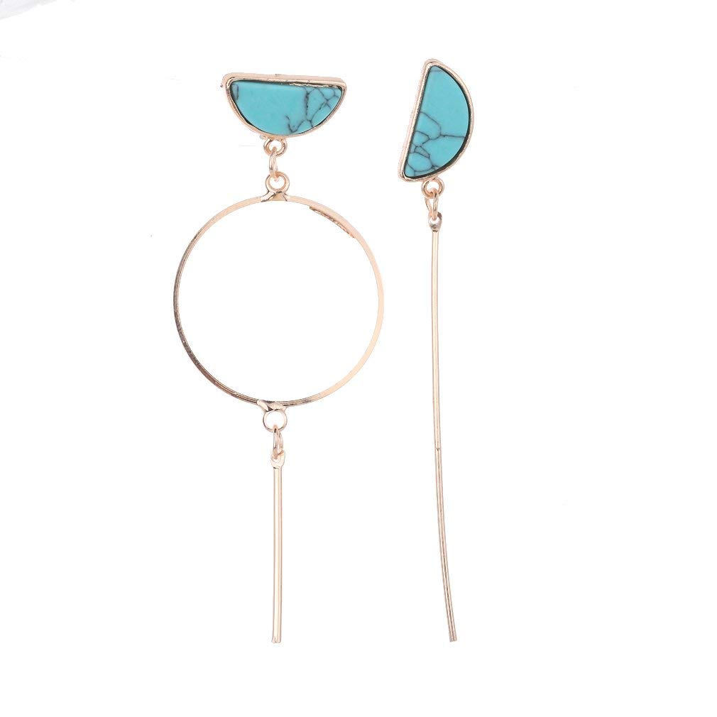 Unique Asymmetric Crescent Drop Dangle Stud Earrings for Women - Pet Memorial Jewelry, Dog & Cat Urn Keepsake - Perfect for Funeral Remembrance & Fashion Accessory