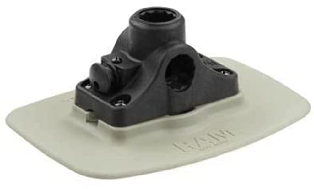 RAM MOUNTS RAM Bond-A-Base Black Bulkhead Mount RAP-398-GRY-114BMPU - Secure Device Mounting for Marine, Motorcycle & Off-Road Vehicles