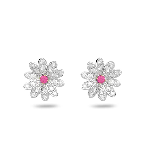 Earrings - Pink/Clear Crystals