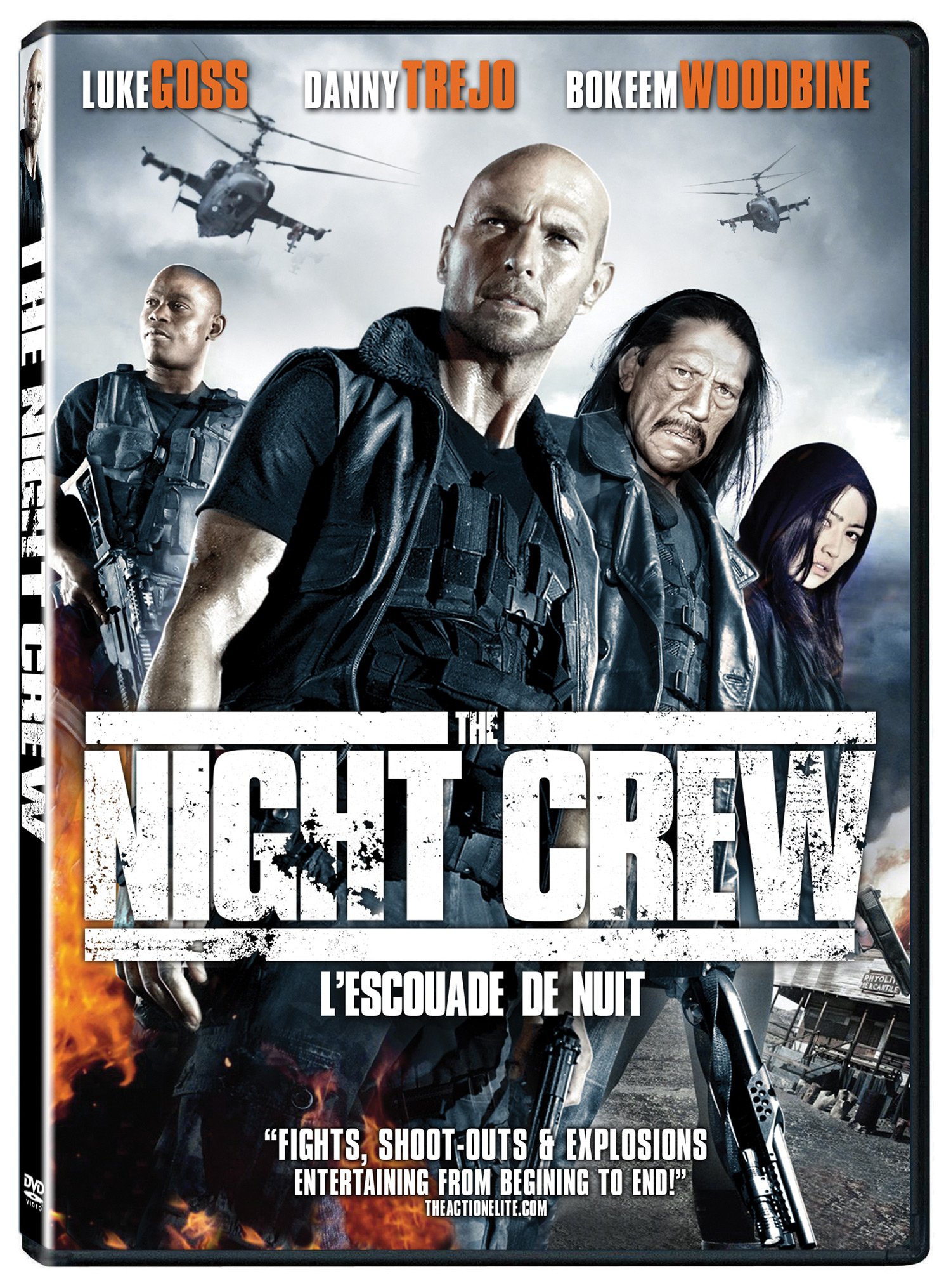 The Night Crew (Bilingual) [DVD] - Thriller Movie with English & Spanish Audio - Perfect for Movie Nights & Spanish Language Learning