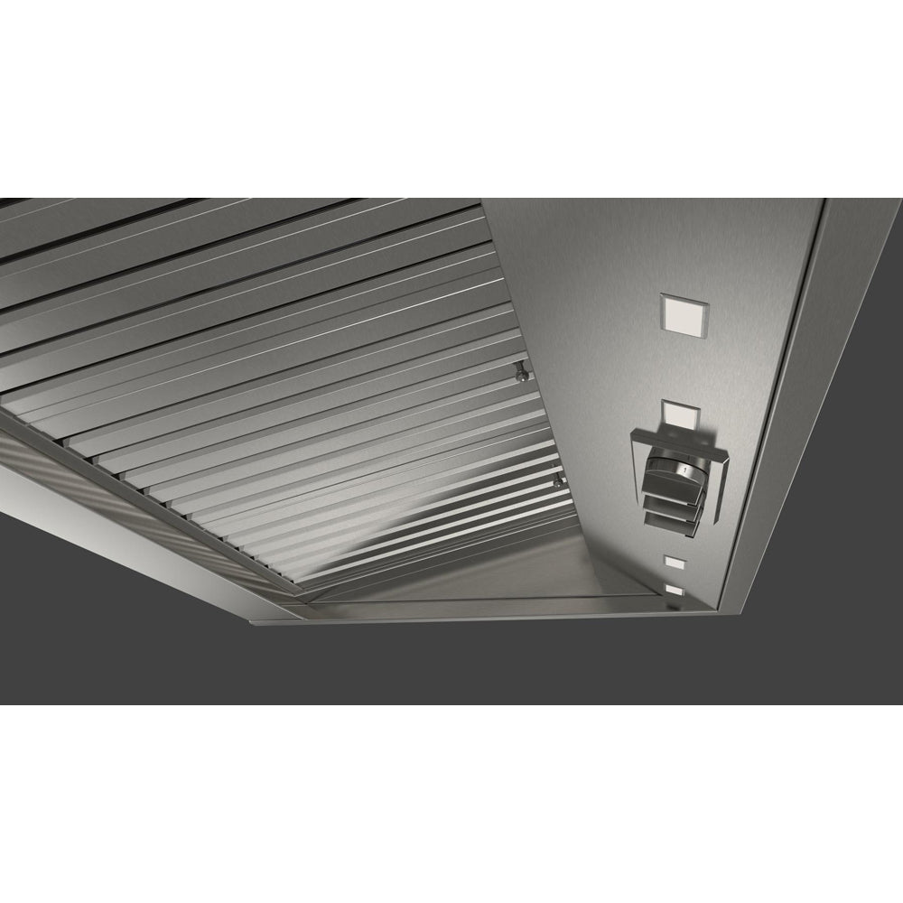 Fulgor Milano 36 Inch 1000 CFM Professional Stainless Steel Under Cabinet Range Hood with Knob Control - Model F6PH36DS1 | Powerful Kitchen Ventilation for Cooking, Grilling & Frying
