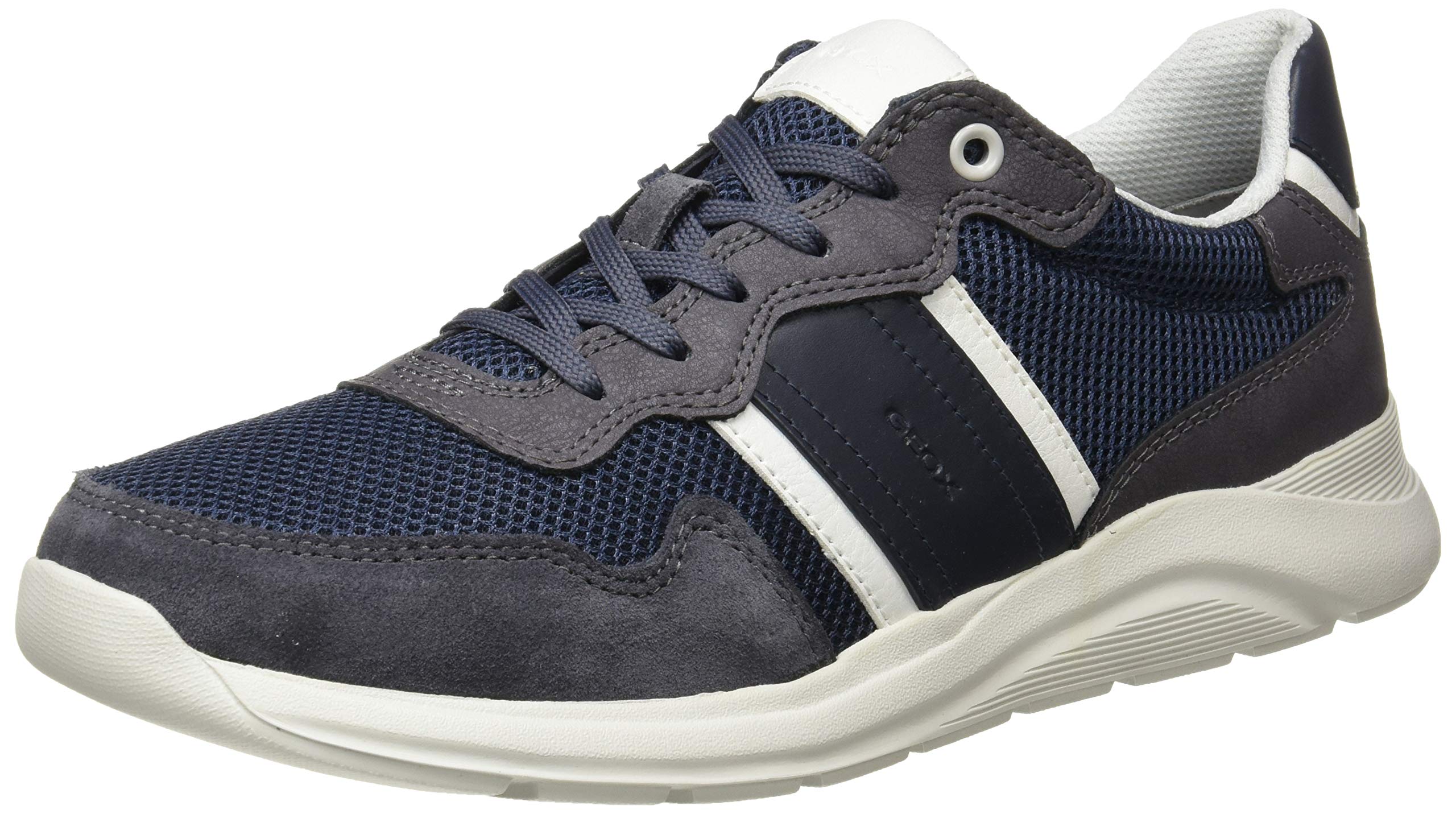 Geox U Damiano B Men's Sneakers - Breathable Comfort Shoes for Walking, Running & Casual Wear