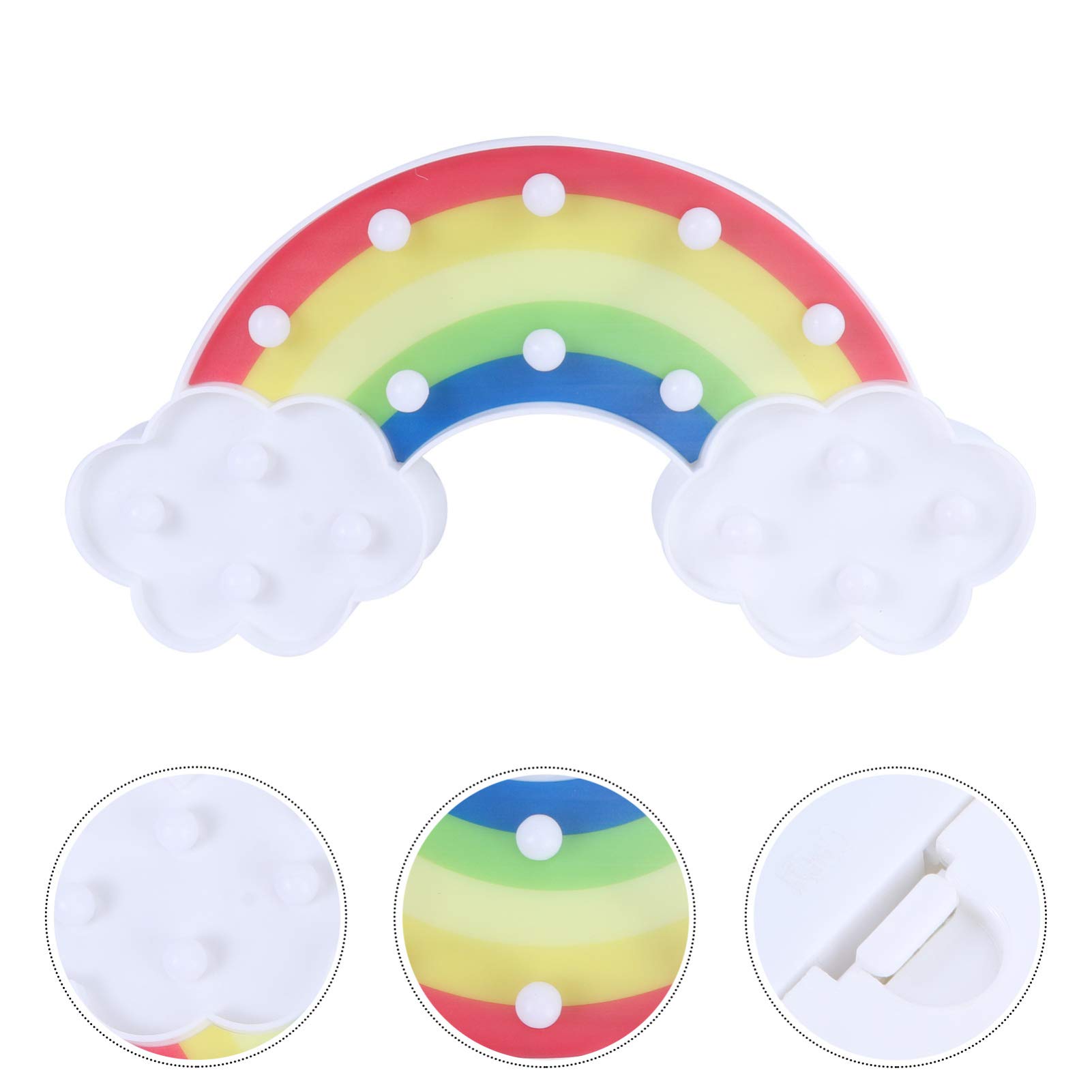 Uonlytech Cloud Night Light - LED Desk Lamp, Creative Bedside Lamp with Soft Glow for Kids Room, Nursery, Birthday Party Decor & Home Festival Lighting - Perfect for Relaxation, Reading & Nighttime Ambiance