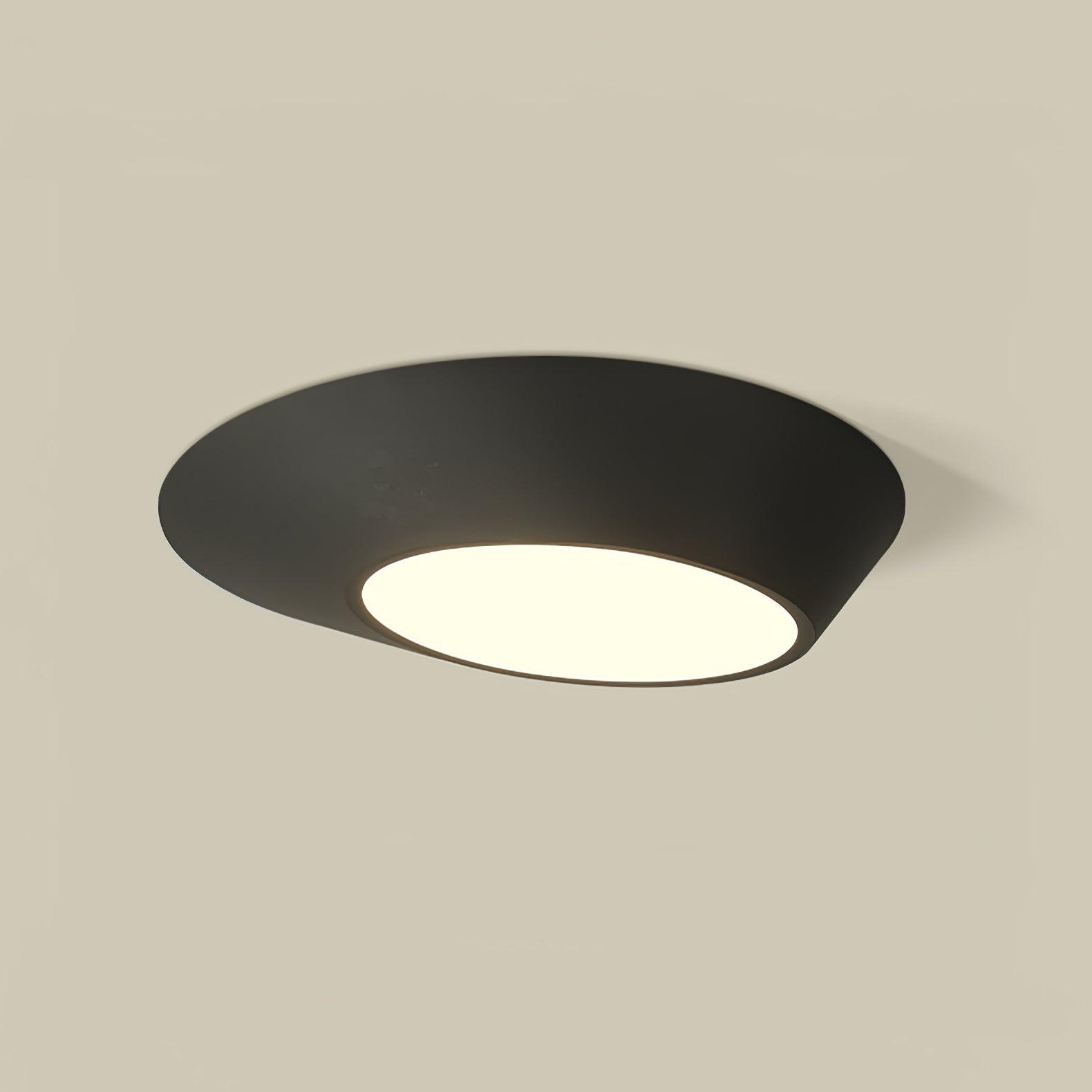 Modern Angled Ceiling Light Fixture - Adjustable LED Flush Mount for Kitchen, Bedroom & Hallway - Energy Efficient Indoor Lighting Solution