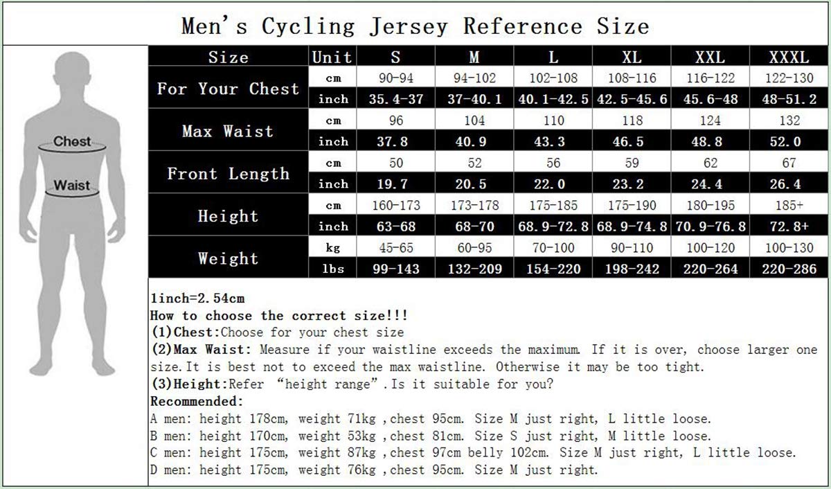 JPOJPO Men's Cycling Jersey - Breathable Short Sleeve Bike Shirt with 3 Pockets for Road & Mountain Biking - Perfect for Cycling, Commuting & Outdoor Sports