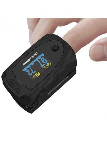 **Finger Pulse Oximeter for Adults - Accurate Blood Oxygen & Heart Rate Monitor - Portable SpO2 Sensor for Home, Travel, and Sports Use**