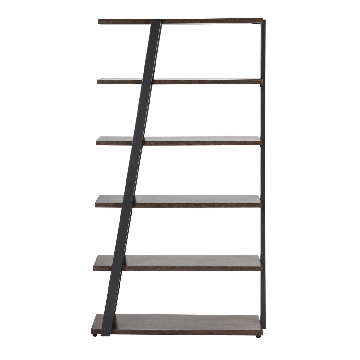 Mirella 5-Tier Wooden Bookshelf - Sturdy Storage Organizer for Books, Toys & Home Decor | Perfect for Living Room, Bedroom, Office & Kids Room