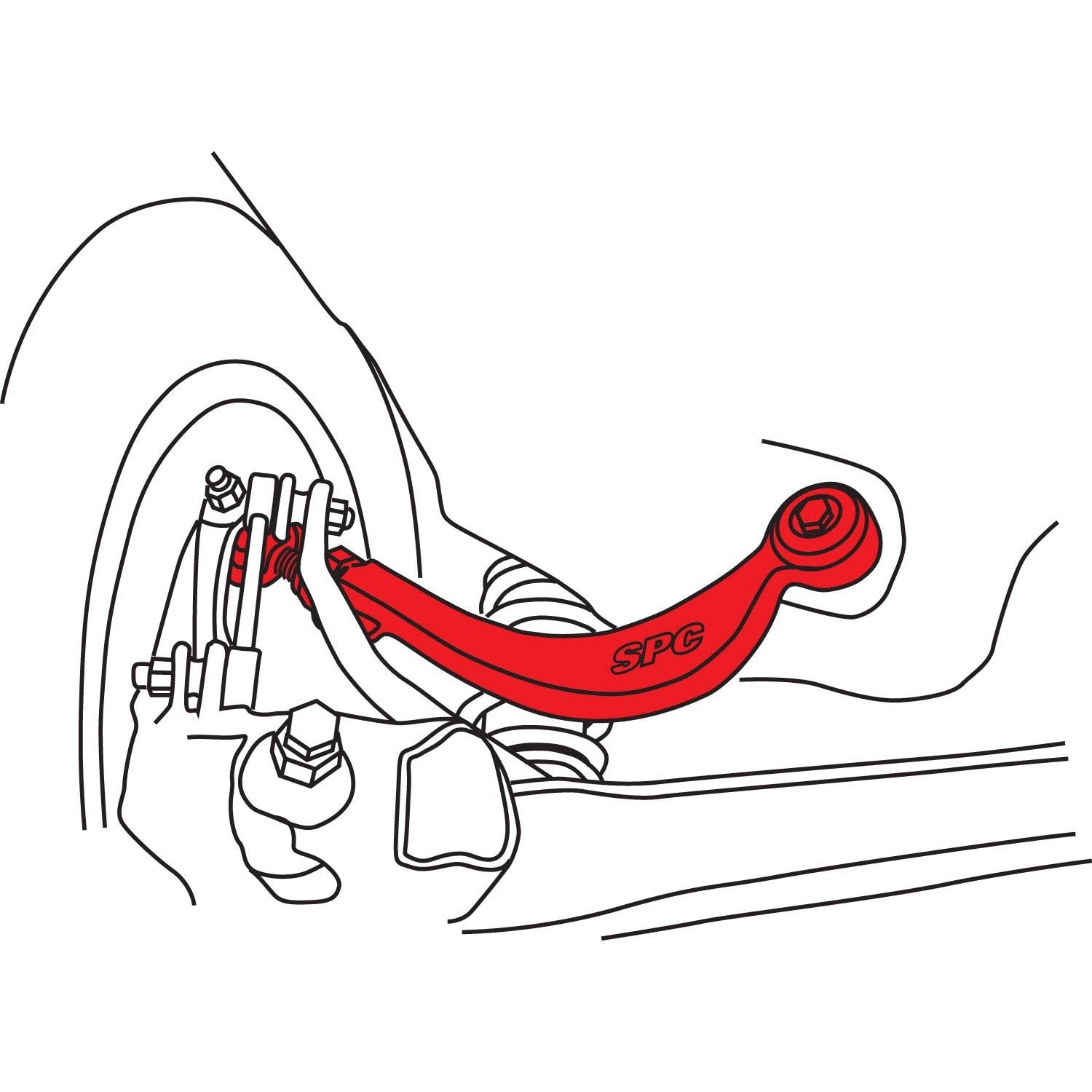 Adjustable Rear Camber Arm - Specialty Products 67425 - Improve Vehicle Alignment & Handling for Performance Cars & Track Use
