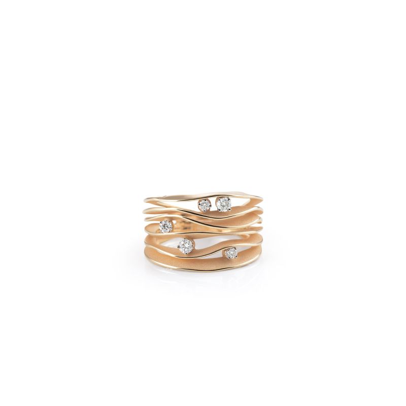 Dune Ring for Women - Vintage Boho Stackable Adjustable Silver Jewelry - Perfect for Beach, Festival, and Everyday Wear
