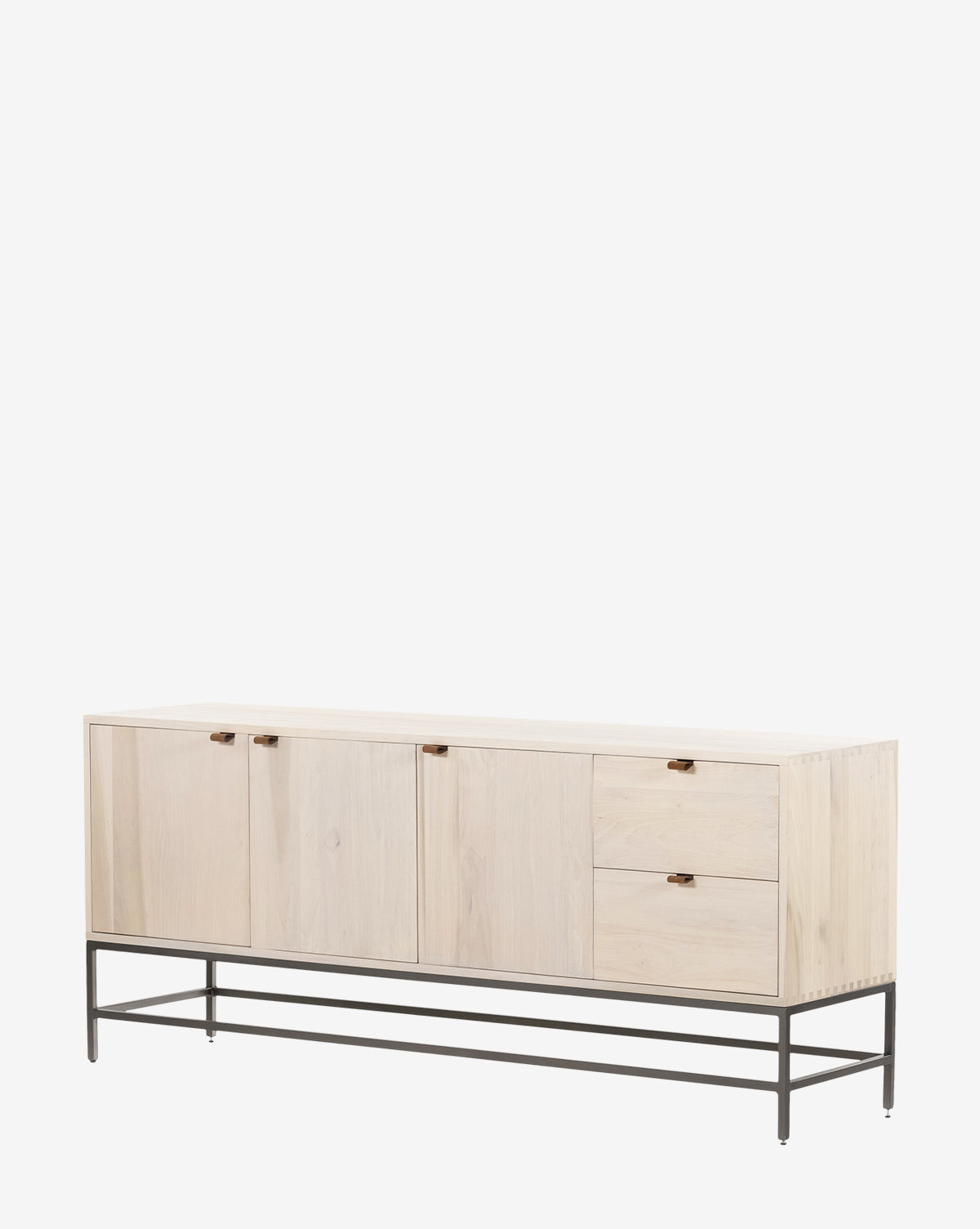Noland Sideboard - Modern Buffet Cabinet with 2 Doors and 4 Drawers for Dining Room Storage | Perfect for Home Organization and Entertaining Guests