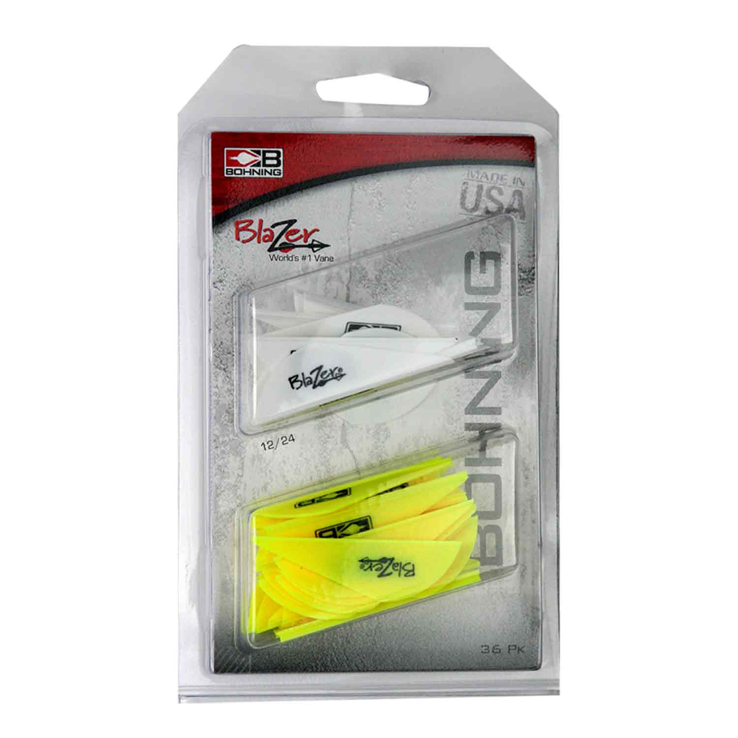 Bohning Blazer Vane Combo Pack - High-Performance Archery Vanes for Hunting & Target Practice - Perfect for Bowhunting, 3D Archery & Outdoor Sports