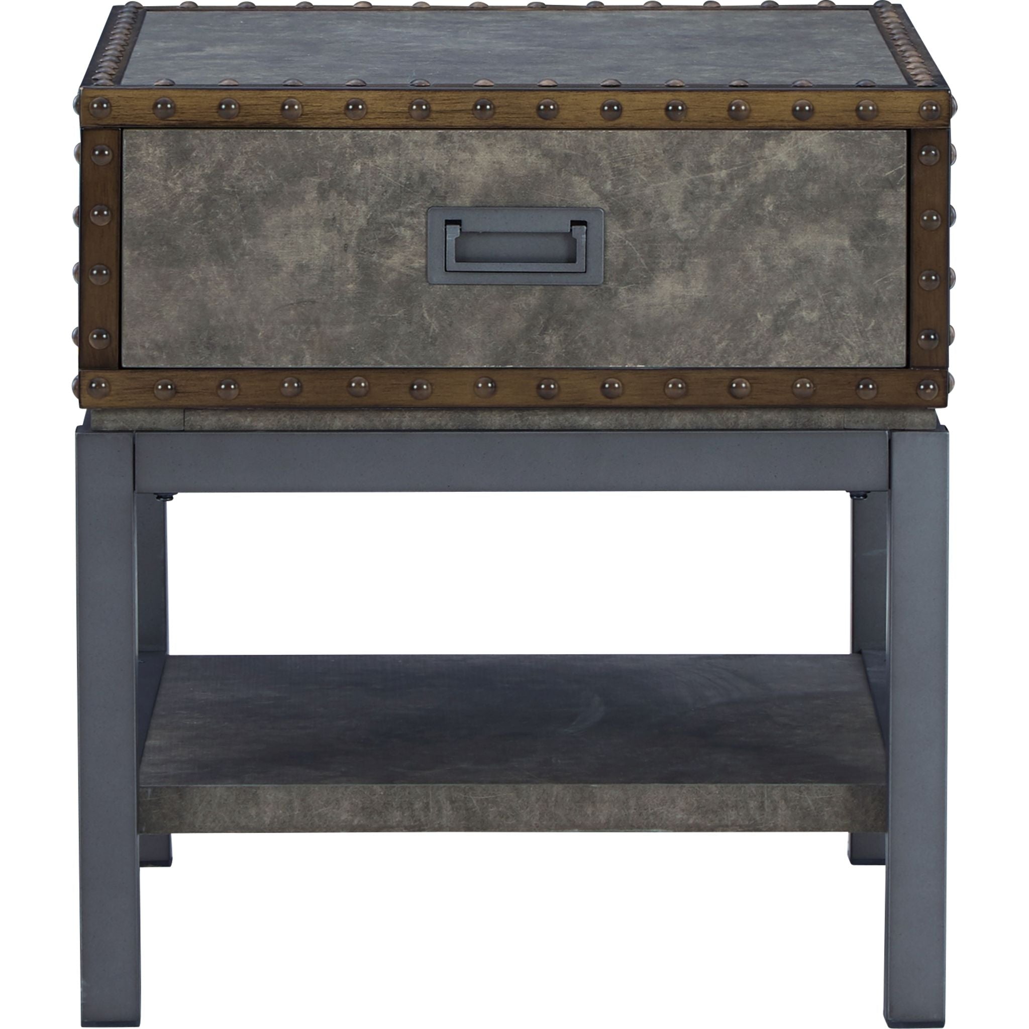 Stylish Derrylin Rectangle End Table - Modern Side Table for Living Room, Bedroom & Office - Perfect for Lamps, Books & Decor