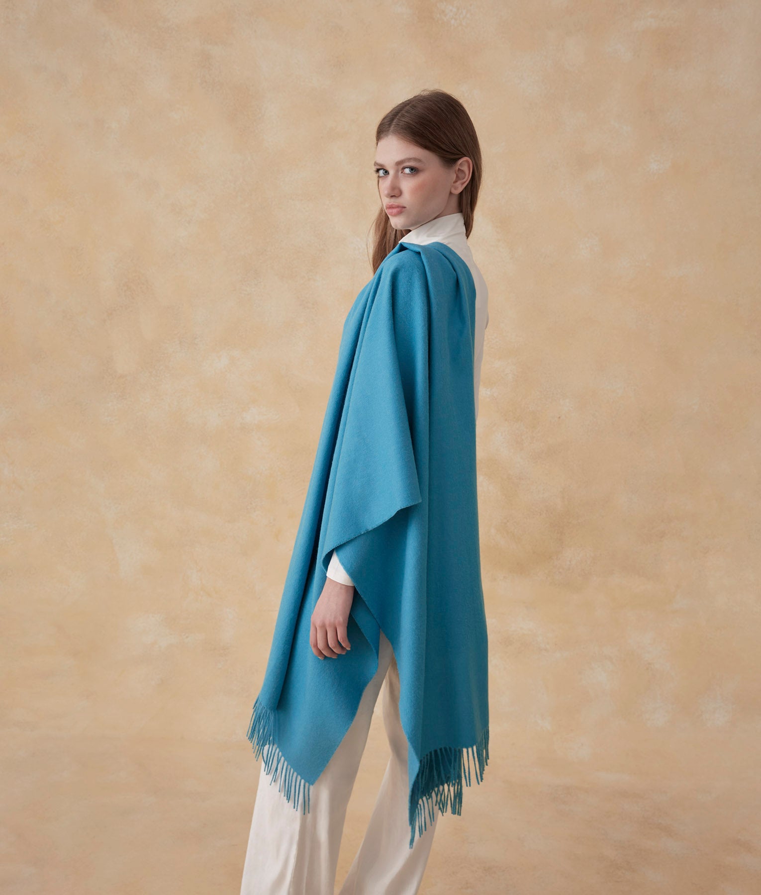 Soft Baby Alpaca Brushed Shawl Wrap - Warm Winter Scarf for Women - Perfect for Cold Weather, Travel & Outdoor Activities