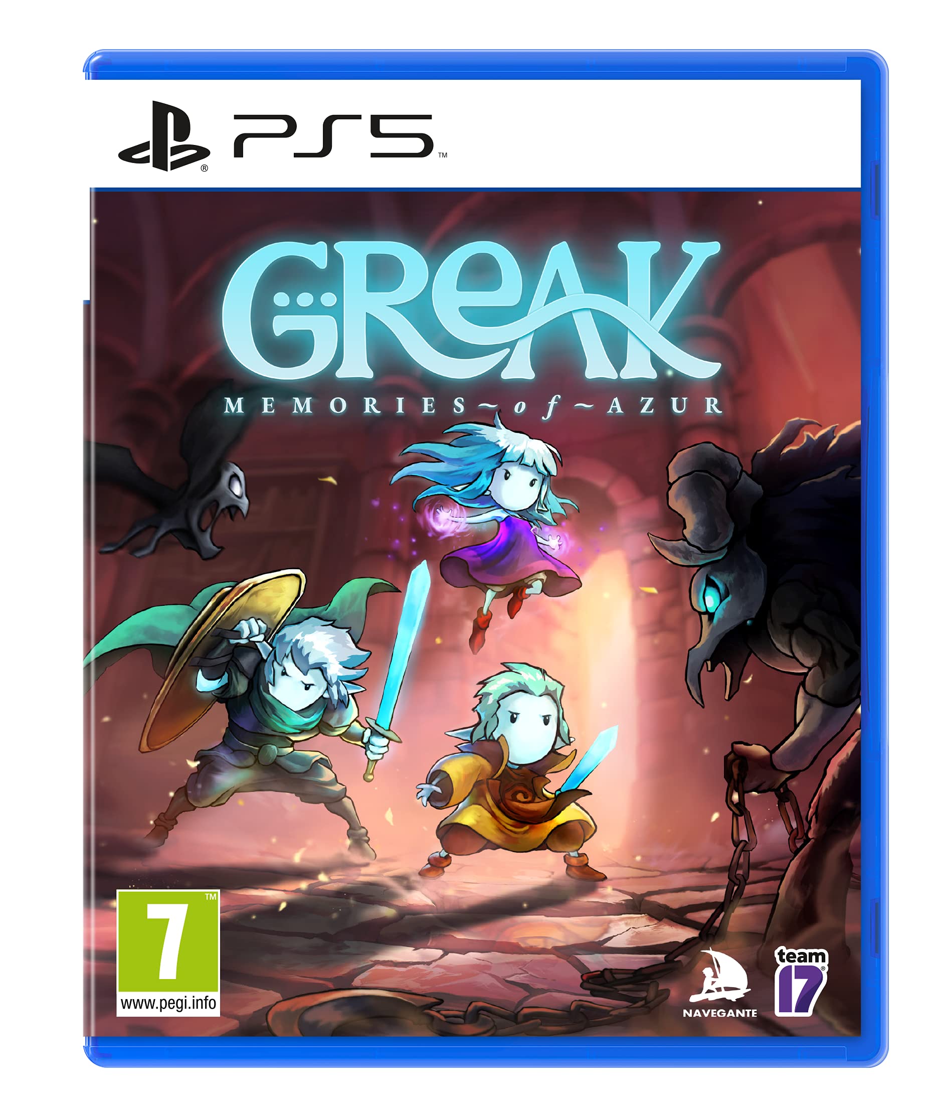 Greak: Memories of Azur - PS5 Game | Action-Adventure RPG | Explore a Hand-Drawn Fantasy World (Perfect for Fans of Indie Games & Story-Driven Adventures)