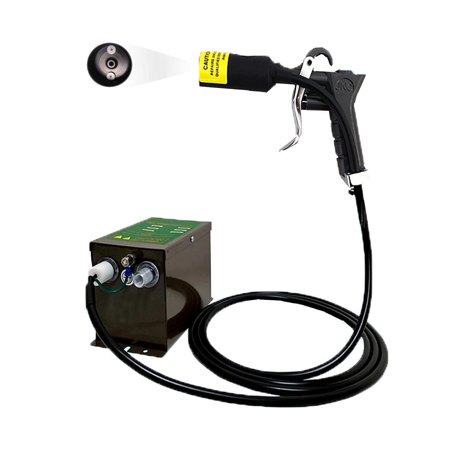 YUCHENGTECH Ionizing Air Gun - Anti Static Air Blower with High Voltage Generator (110V) for Electronics, PCB Cleaning & Static Elimination in Workshops