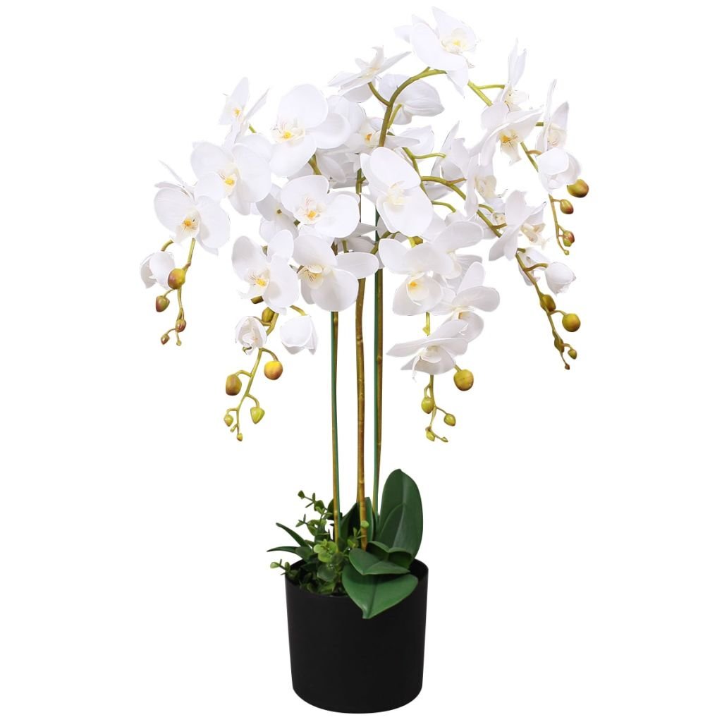 Galapara Artificial Orchid Plant in Pot - 29.5