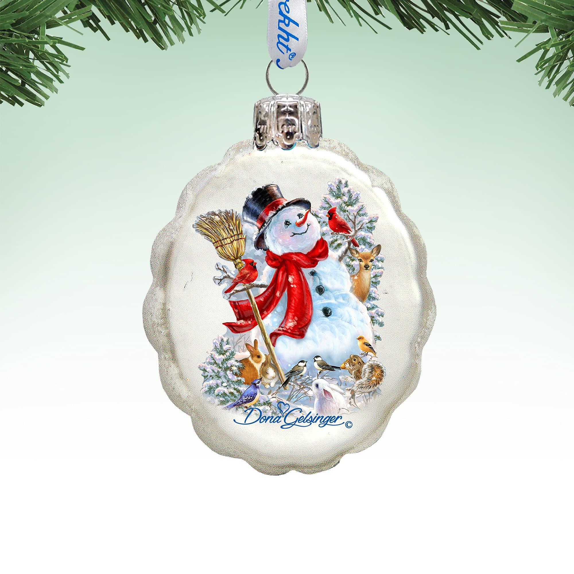 Frosty Forest Friends Keepsake Christmas Ornament by Dona Gelsinger 778102-1624 - Perfect for Holiday Tree Decorations & Winter Home Decor