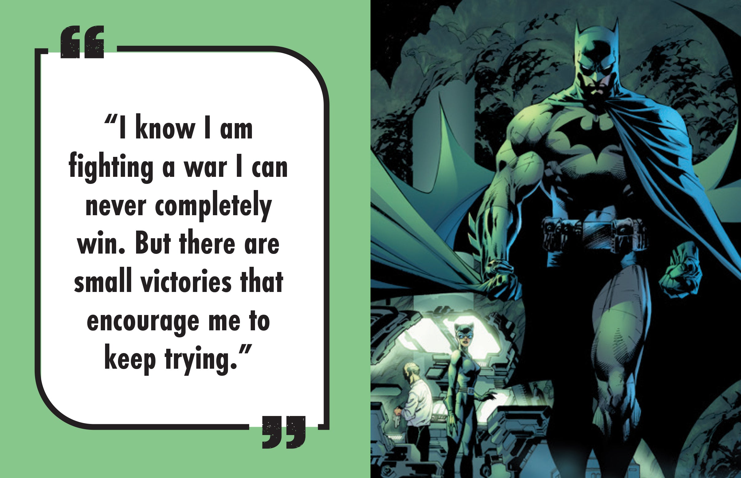 DC Comics Batman: Inspirational Quotes from Gotham City - Perfect for Superhero Fans, Home Decor & Gift Ideas