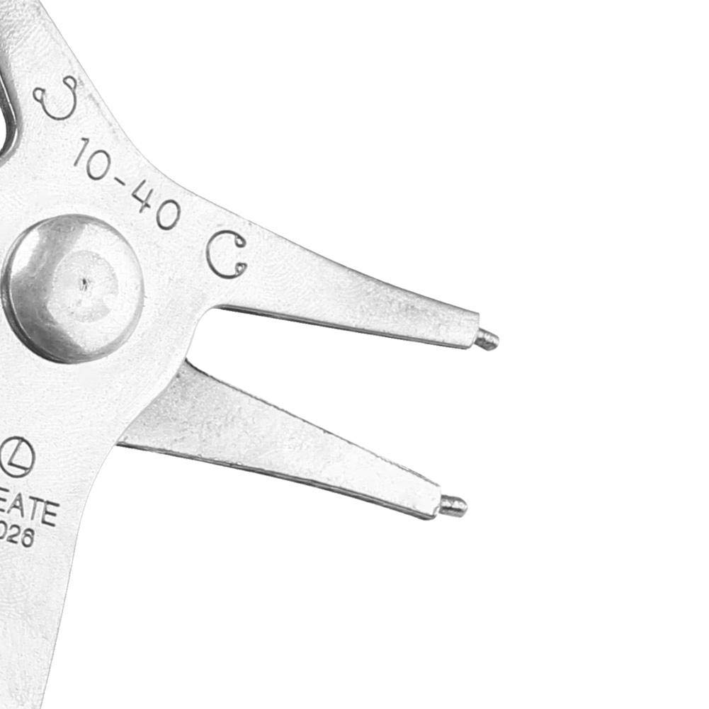 Dual-Purpose Snap Ring Pliers - 1pc Steel Circlip Pliers Tool for Internal & External Retaining Rings | Professional Repair & Assembly Tool for Automotive, Machinery, and DIY Projects
