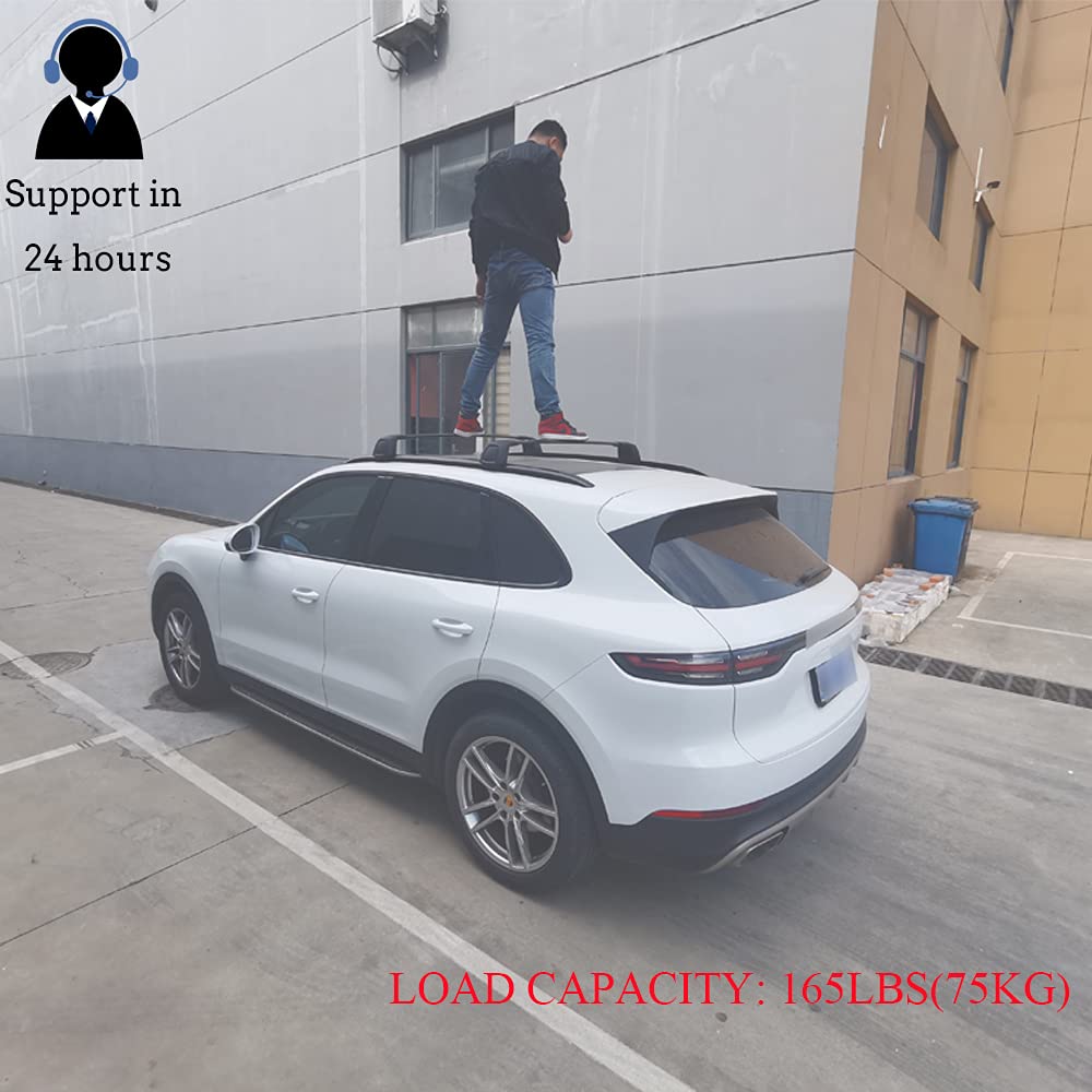 Lockable Cross Bars Roof Rack for Kia Telluride 2020-2025 Models - Heavy Duty Luggage Carrier Cargo Bars (Excluding X-Line/X-Pro) | Perfect for Road Trips, Camping Gear & Outdoor Adventures
