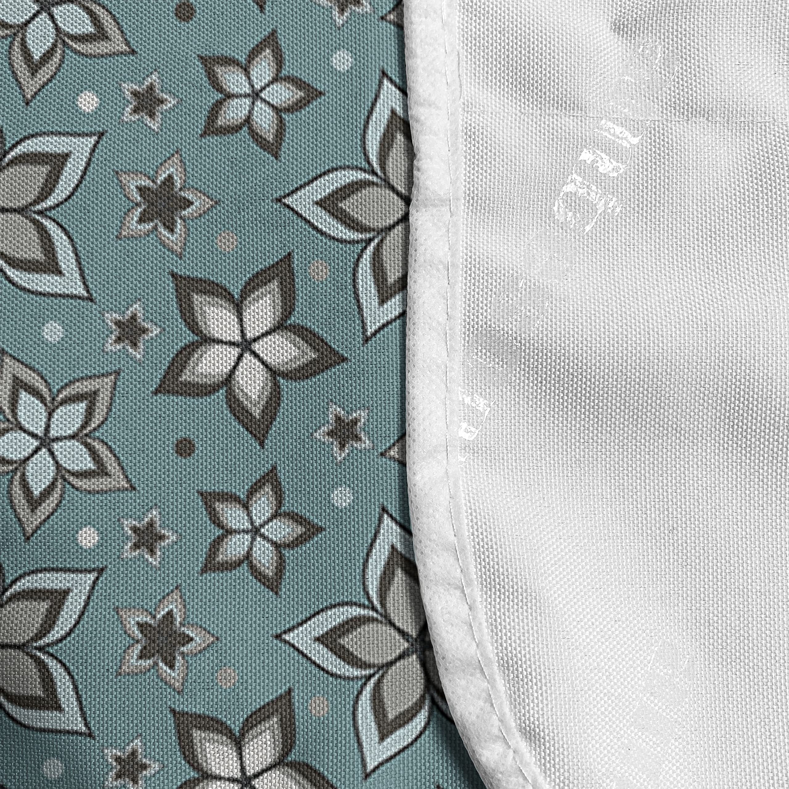 Ambesonne Floral Microwave Cover - Waterproof Kitchen Organizer with Pockets, 36