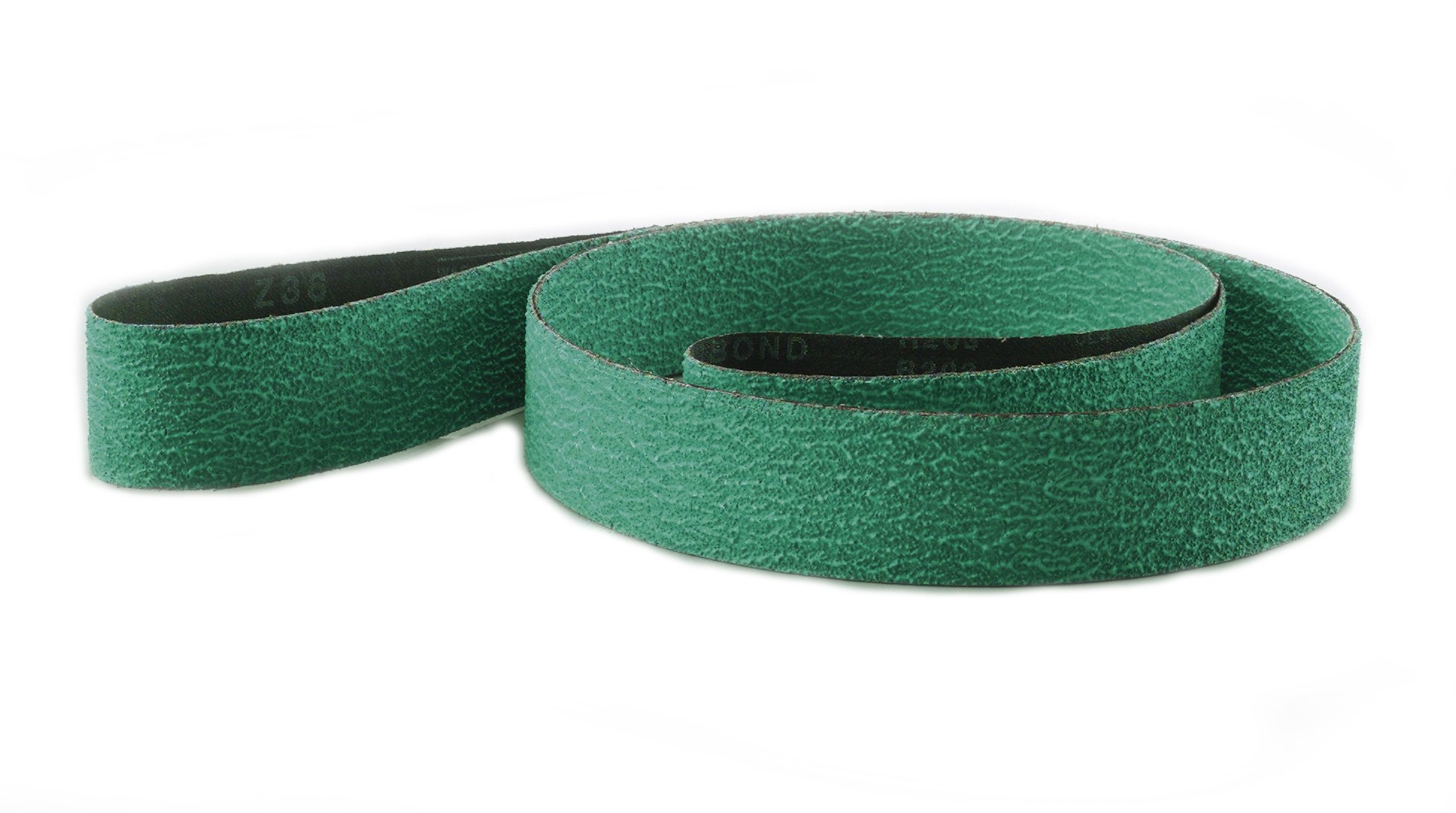 Sungold Abrasives 67635 24 Grit Green Zirconia Plus Sanding Belts (Pack of 24), 2