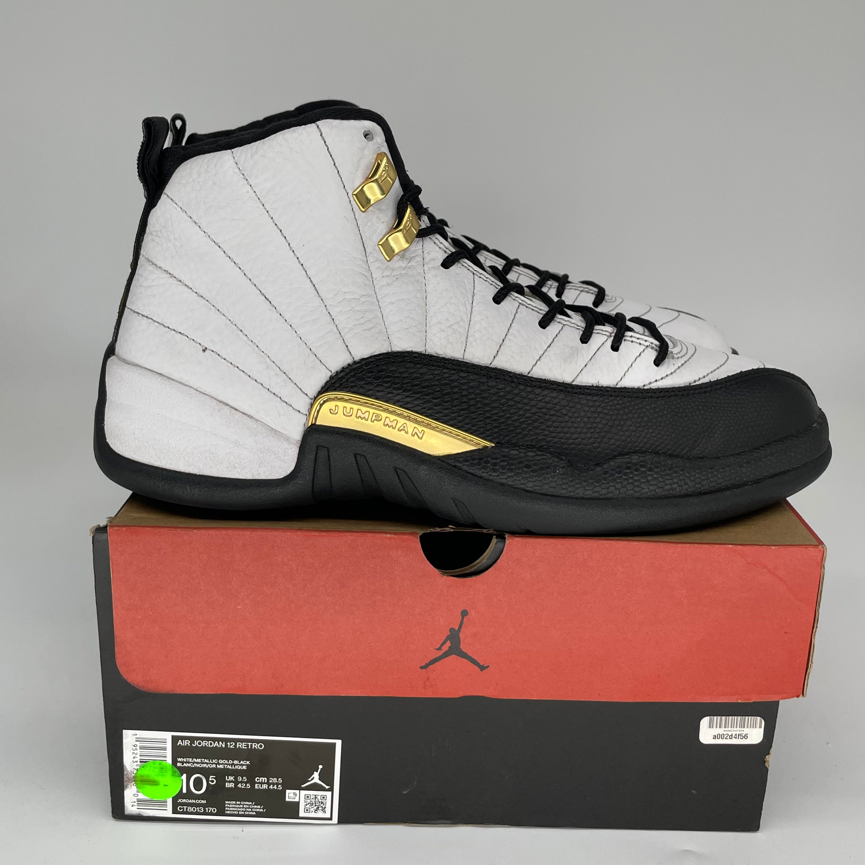 AIR JORDAN 12 ROYALTY TAXI Men's Basketball Shoes Size 10.5 - CT8013-170 | Retro Sneakers for Streetwear & Casual Outfits