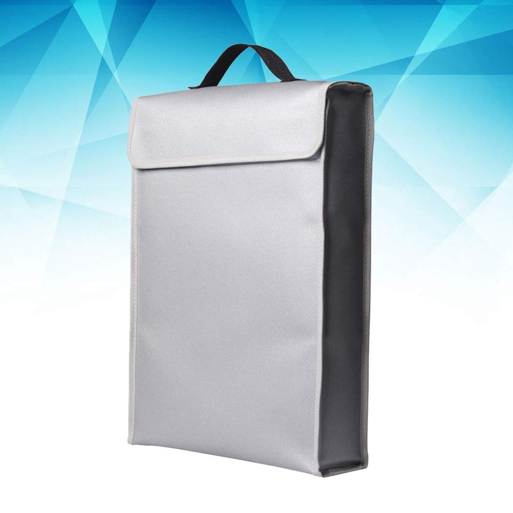 Waterproof Fireproof Document Bag - A4 Fire Resistant Waterproof Pouch for Files, Passports, Money - Ideal for Travel, Office, Emergency Protection & Storage