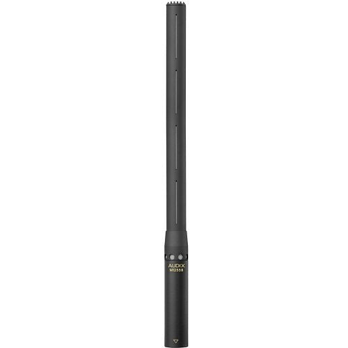 Audix M1255BO Omnidirectional Miniature Condenser Microphone with 25-Foot Cable - Professional Recording for Podcasting, Interviews & Live Performances (Black)