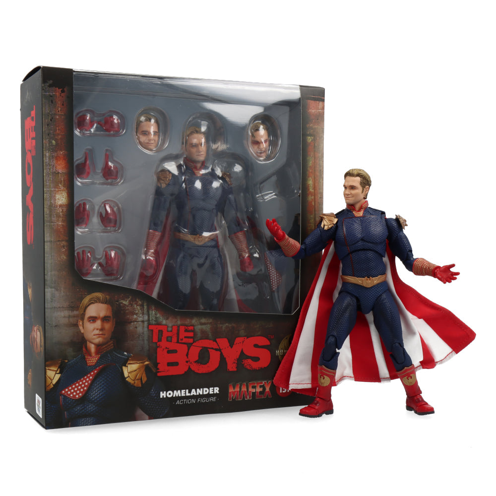 MAFEX Homelander Action Figure - The Boys TV Series Collectible - Perfect for Display & Superhero Fans