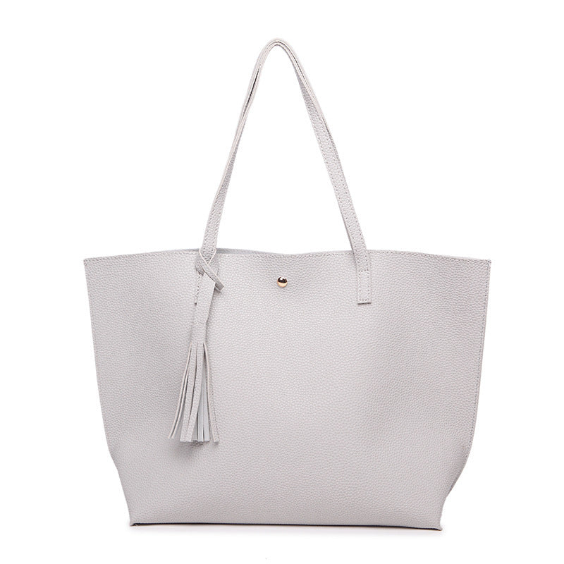 Vegan Leather Shoulder Bag for Women - Large Capacity Tote Handbag - Stylish & Durable Crossbody Purse for Work, Travel & Everyday Use