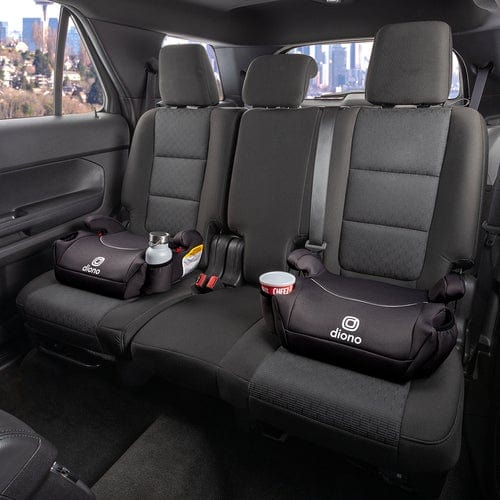 Diono Solana Backless Booster Car Seat (2 Pack) - Lightweight & Portable for Kids 3-12 Years - Perfect for Travel, School, and Carpooling
