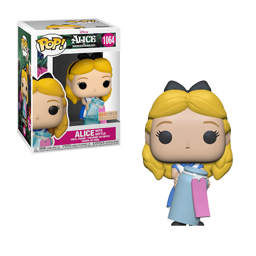 Funko Pop! Alice in Wonderland Alice with Bottle Vinyl Figure #1064 - Collectible Disney Movie Character Toy for Fans & Decor - Perfect for Display, Gifts, and Pop Culture Enthusiasts