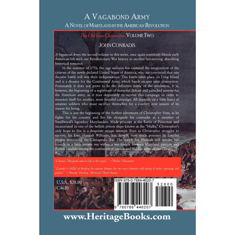A Vagabond Army: Historical Novel of Maryland in the American Revolution - Volume 2 of The Old Line Chronicles | Perfect for History Buffs & American Revolution Enthusiasts