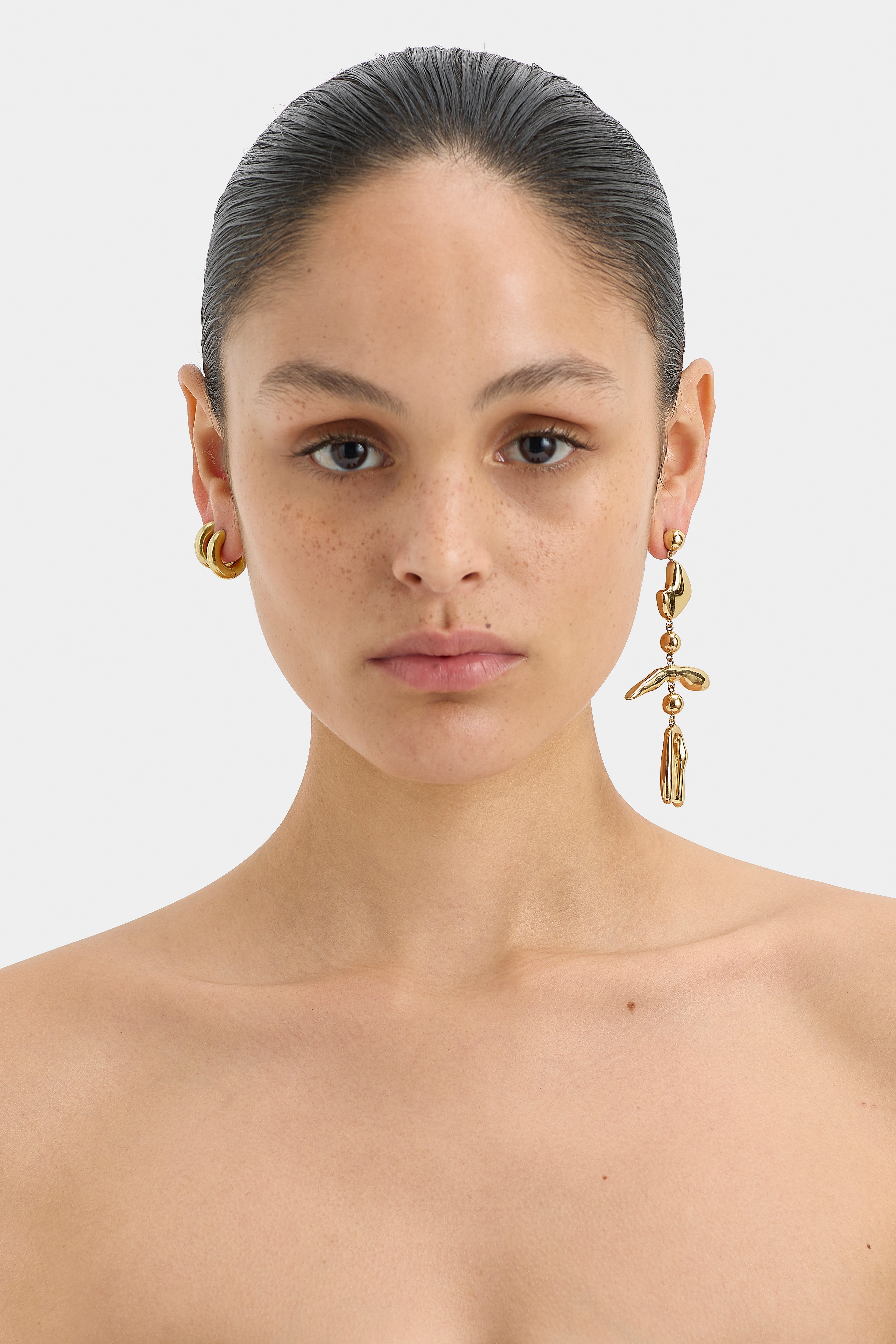 Signature Huggie Earrings - Gold Hoop Earrings for Women, Minimalist Huggie Hoops for Everyday Wear - Perfect for Work, Date Night & Casual Outings