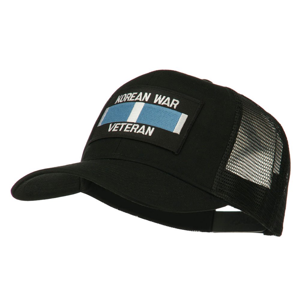 Korean War Veteran Embroidered Mesh Cap - Adjustable Military Hat for Men & Women - Perfect for Veterans Day, Memorial Day & Patriotic Events