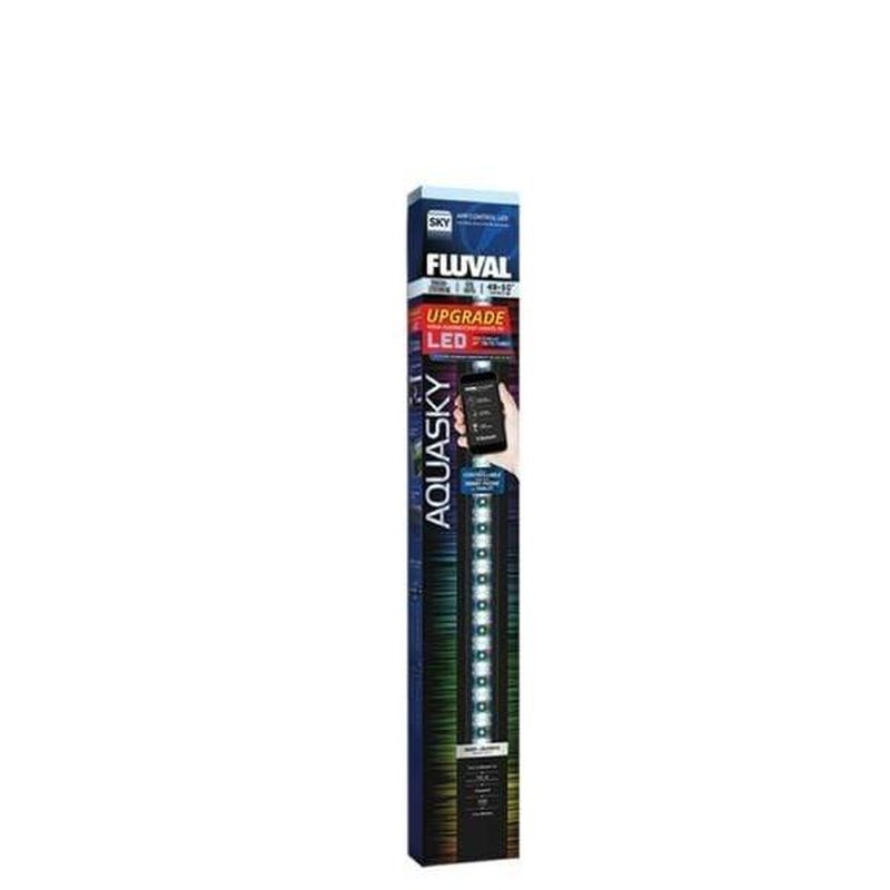 Fluval Aquasky 2.0 Bluetooth LED Aquarium Light - 16W, 53-83cm Adjustable - Perfect for Freshwater & Saltwater Fish Tanks - Enhance Plant Growth & Fish Colors