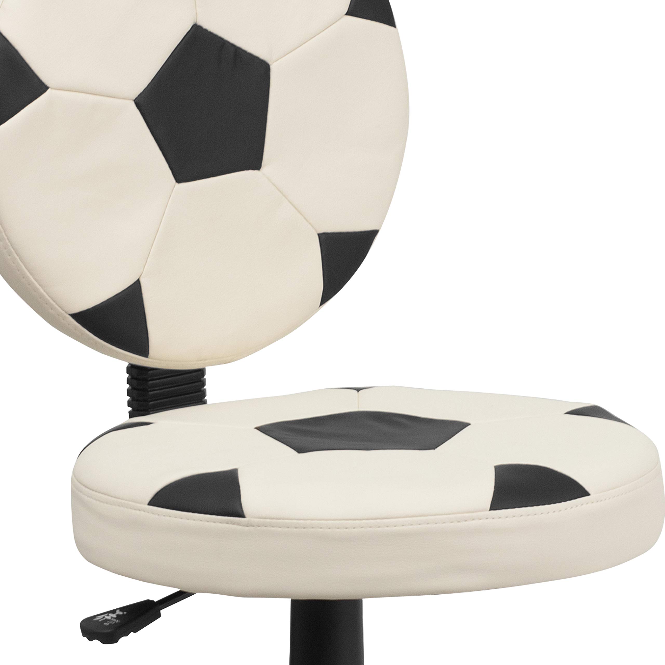 Ergonomic Swivel Soccer Ball Office Chair - Comfortable Gaming & Work Desk Chair for Home & Office Use