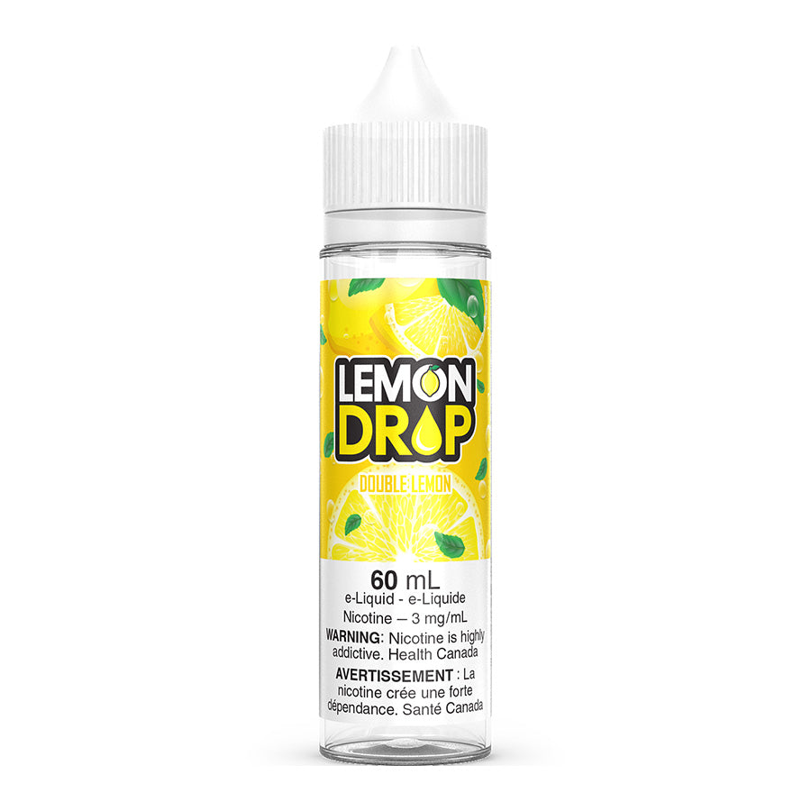 Lemon Drop Freebase E-Liquid - Double Lemon Flavor 60ml | Refreshing Vape Juice for All-Day Enjoyment & Cloud Chasing