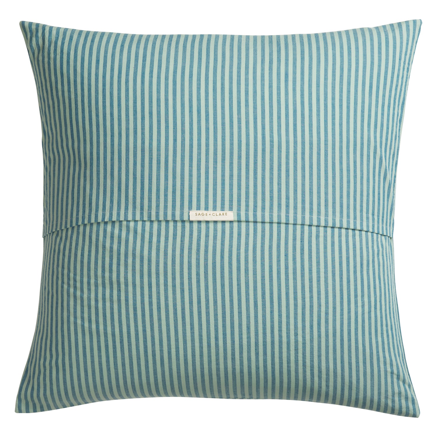 Premium Cordell Cotton Euro Pillowcase Set - Soft & Breathable Bedding - Capri Blue - Perfect for Guest Rooms, Master Bedrooms & Luxury Hotels