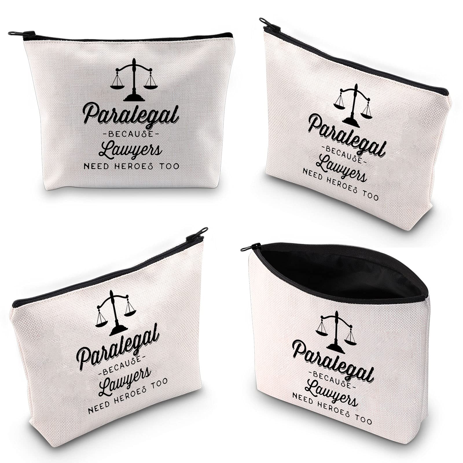 TOBGBE Paralegal Gifts - Premium Lawyer Appreciation Gift Set for Graduation, Thank You & Special Occasions - Stylish Cosmetic Bag with 'Paralegal Hero' Design - Perfect for Law Office, Court & Daily Professional Use