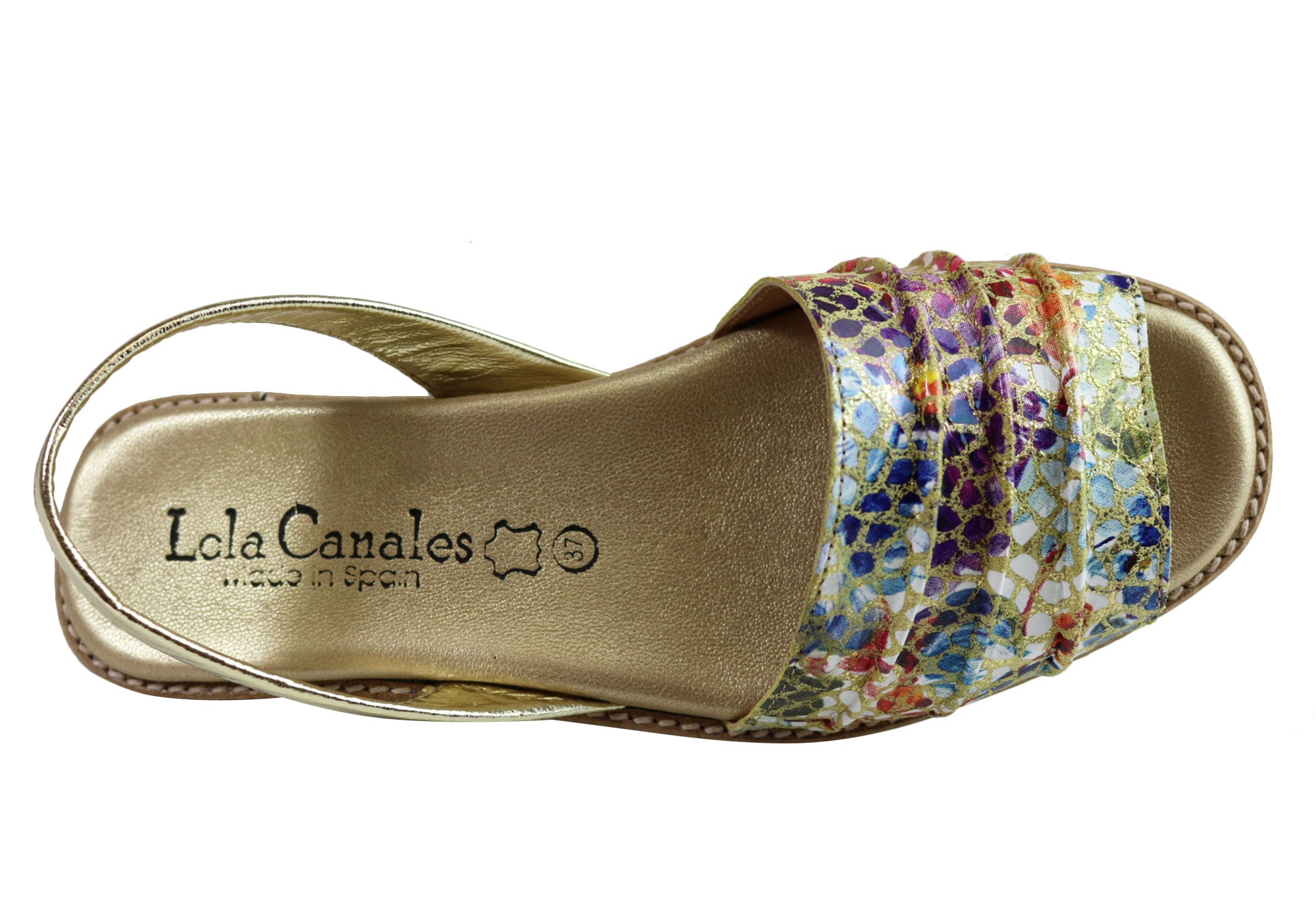 Lola Canales Melody Women's Comfortable Leather Sandals - Handmade in Spain - Perfect for Summer, Beach & Casual Outings