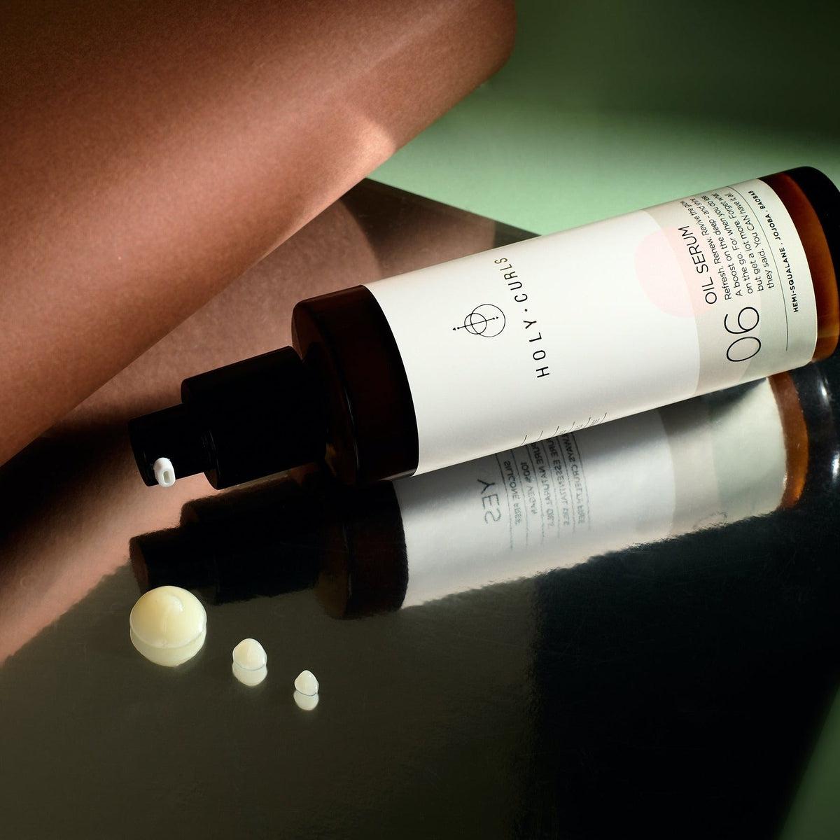 Holy Curls Oil Serum for Curly Hair - Hydrating & Frizz Control Hair Treatment for Natural Curls - Perfect for Daily Styling & Hair Care Routine